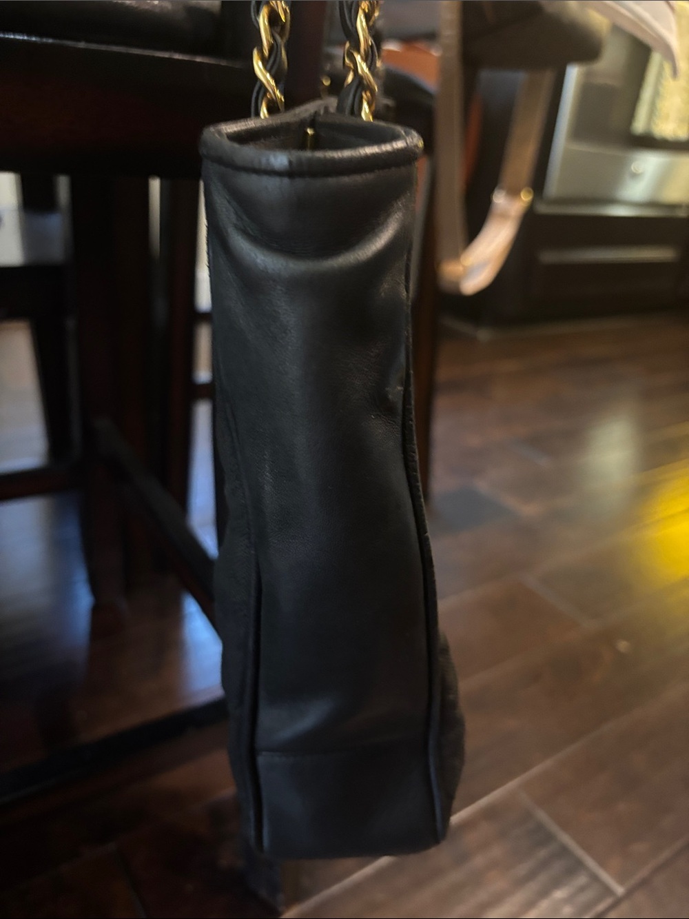 Make an offer!! CHANEL x Karl Lagerfeld Black Quilted Shoulder Or Crossbody Bag! - Picture 5 of 16